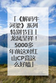 《解码牛河梁》系列特别节目丨龙凤呈祥！5000多年前这对红山CP竟这么好嗑