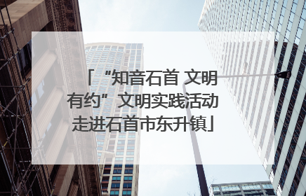 “知音石首 文明有约”文明实践活动走进石首市东升镇