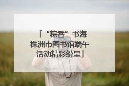 “粽香”书海 株洲市图书馆端午活动精彩纷呈