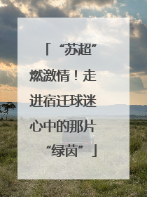 “苏超”燃激情！走进宿迁球迷心中的那片“绿茵”