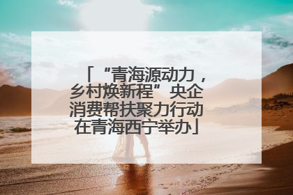 “青海源动力，乡村焕新程”央企消费帮扶聚力行动在青海西宁举办