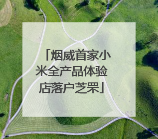 烟威首家小米全产品体验店落户芝罘