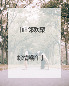 睦邻欢聚 粽情端午