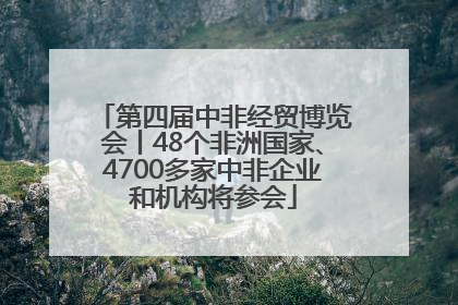 第四届中非经贸博览会丨48个非洲国家、4700多家中非企业和机构将参会