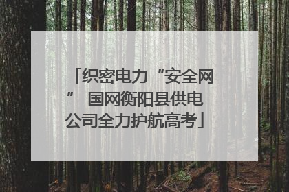 织密电力“安全网” 国网衡阳县供电公司全力护航高考