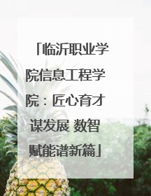 临沂职业学院信息工程学院：匠心育才谋发展 数智赋能谱新篇