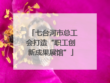 七台河市总工会打造“职工创新成果展馆”