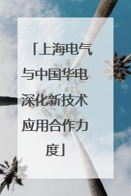 上海电气与中国华电深化新技术应用合作力度