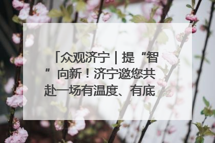 众观济宁｜提“智”向新！济宁邀您共赴一场有温度、有底气的“智造”之约