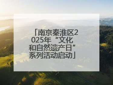 南京秦淮区2025年“文化和自然遗产日”系列活动启动