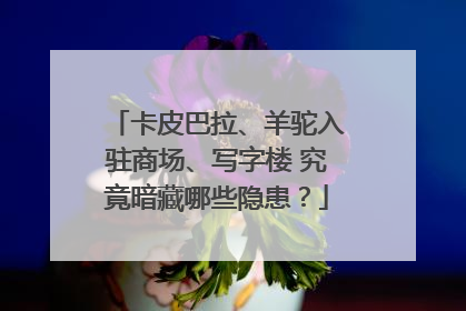 卡皮巴拉、羊驼入驻商场、写字楼 究竟暗藏哪些隐患？