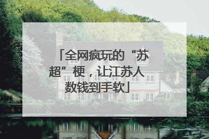 全网疯玩的“苏超”梗，让江苏人数钱到手软
