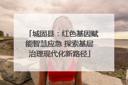 城固县：红色基因赋能智慧应急 探索基层治理现代化新路径