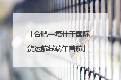 合肥—塔什干国际货运航线端午首航