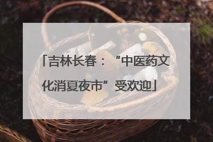 吉林长春：“中医药文化消夏夜市”受欢迎