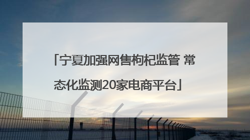 宁夏加强网售枸杞监管 常态化监测20家电商平台