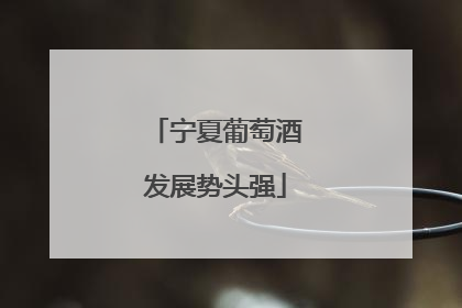 宁夏葡萄酒发展势头强