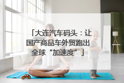 大连汽车码头：让国产商品车外贸跑出全球“加速度”