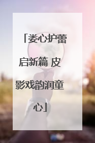 娄心护蕾启新篇 皮影戏韵润童心