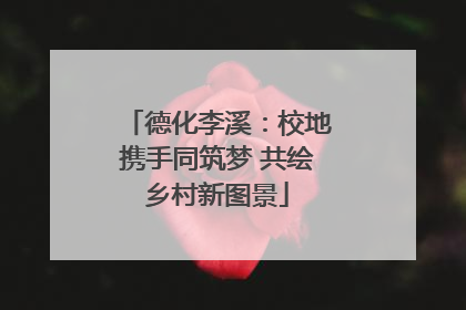 德化李溪：校地携手同筑梦 共绘乡村新图景
