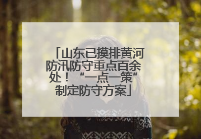 山东已摸排黄河防汛防守重点百余处！“一点一策”制定防守方案