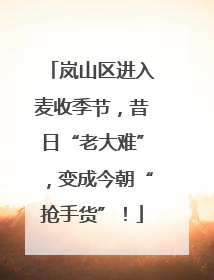 岚山区进入麦收季节，昔日“老大难”，变成今朝“抢手货”！