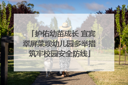 护佑幼苗成长 宜宾翠屏菜坝幼儿园多举措筑牢校园安全防线