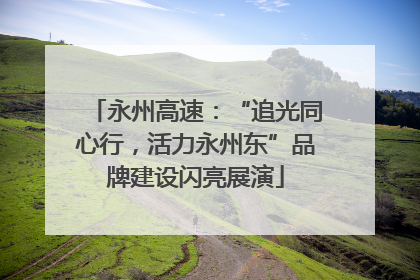 永州高速：“追光同心行，活力永州东”品牌建设闪亮展演