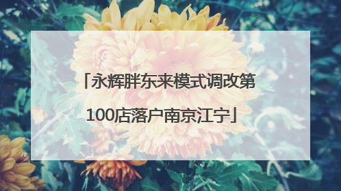 永辉胖东来模式调改第100店落户南京江宁