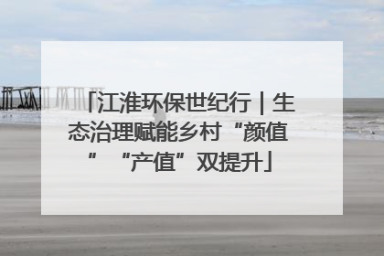江淮环保世纪行｜生态治理赋能乡村“颜值”“产值”双提升