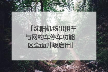 沈阳机场出租车与网约车停车功能区全面升级启用