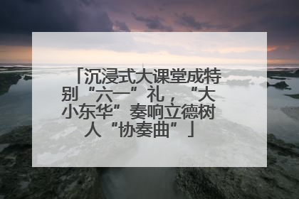 沉浸式大课堂成特别“六一”礼，“大小东华”奏响立德树人“协奏曲”