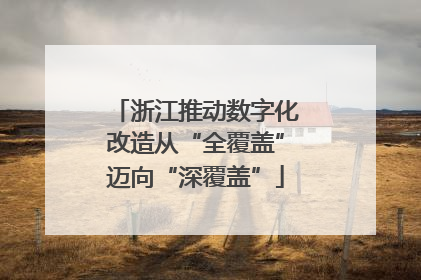 浙江推动数字化改造从“全覆盖”迈向“深覆盖”
