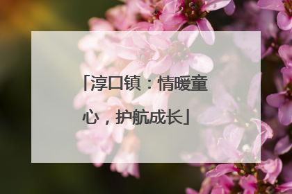 淳口镇：情暖童心，护航成长