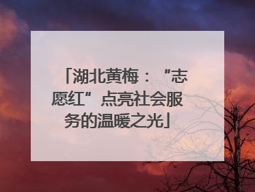 湖北黄梅：“志愿红”点亮社会服务的温暖之光