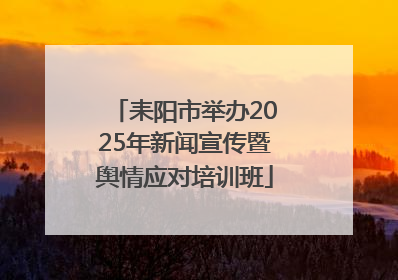 耒阳市举办2025年新闻宣传暨舆情应对培训班