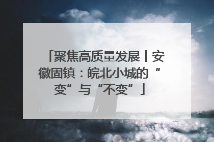聚焦高质量发展丨安徽固镇：皖北小城的“变”与“不变”