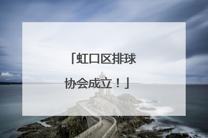 虹口区排球协会成立！