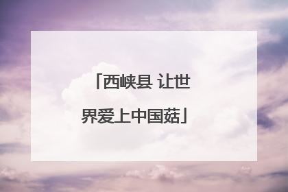西峡县 让世界爱上中国菇