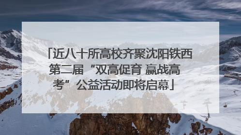 近八十所高校齐聚沈阳铁西 第二届“双高促育 赢战高考”公益活动即将启幕