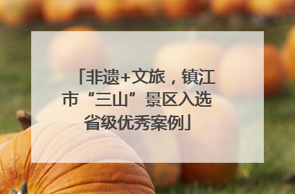 非遗+文旅，镇江市“三山”景区入选省级优秀案例