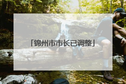 锦州市市长已调整