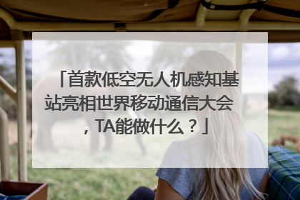 首款低空无人机感知基站亮相世界移动通信大会，TA能做什么？