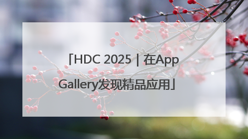 HDC 2025｜在AppGallery发现精品应用